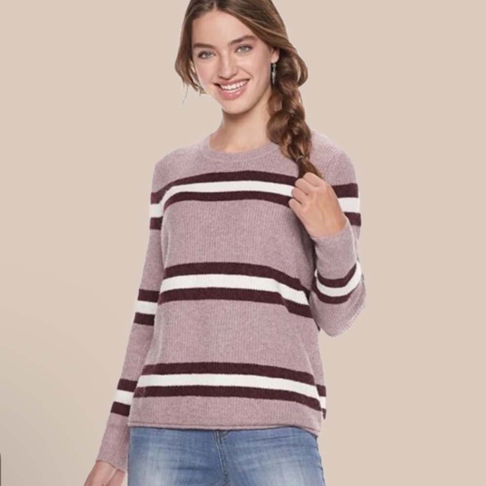 Pink Republic Striped Sweater